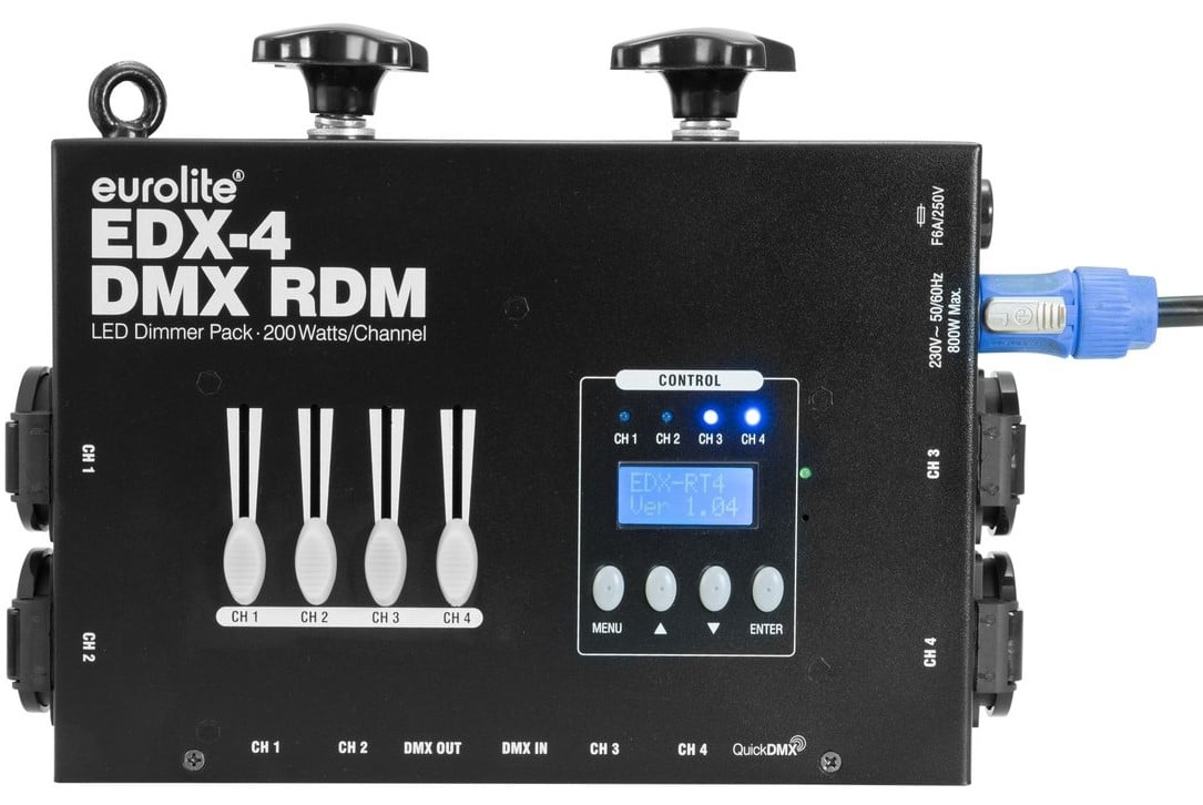 Eurolite Dimmer LED EDX-4 DMX RDM Dimmer LED EDX-4 DMX RDM
