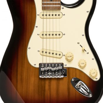 Stagg serie s 55 sunburst guitarra electrica
