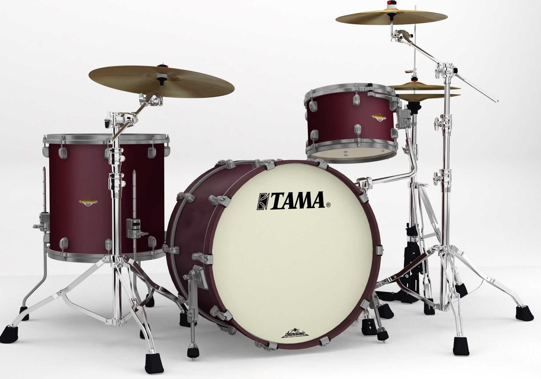 Tama MA32CZUS-FBM Starclassic Maple Flat Burgundy Metallic MA32CZUS-FBM