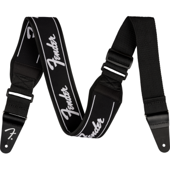 Fender 2.5 swell neoprene running logo strap correa guitarra