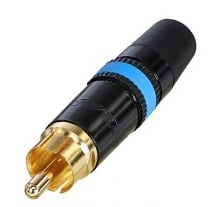 REAN NYS373-6 conector RCA Aereo NEGRO Franja AZUL NYS373-6