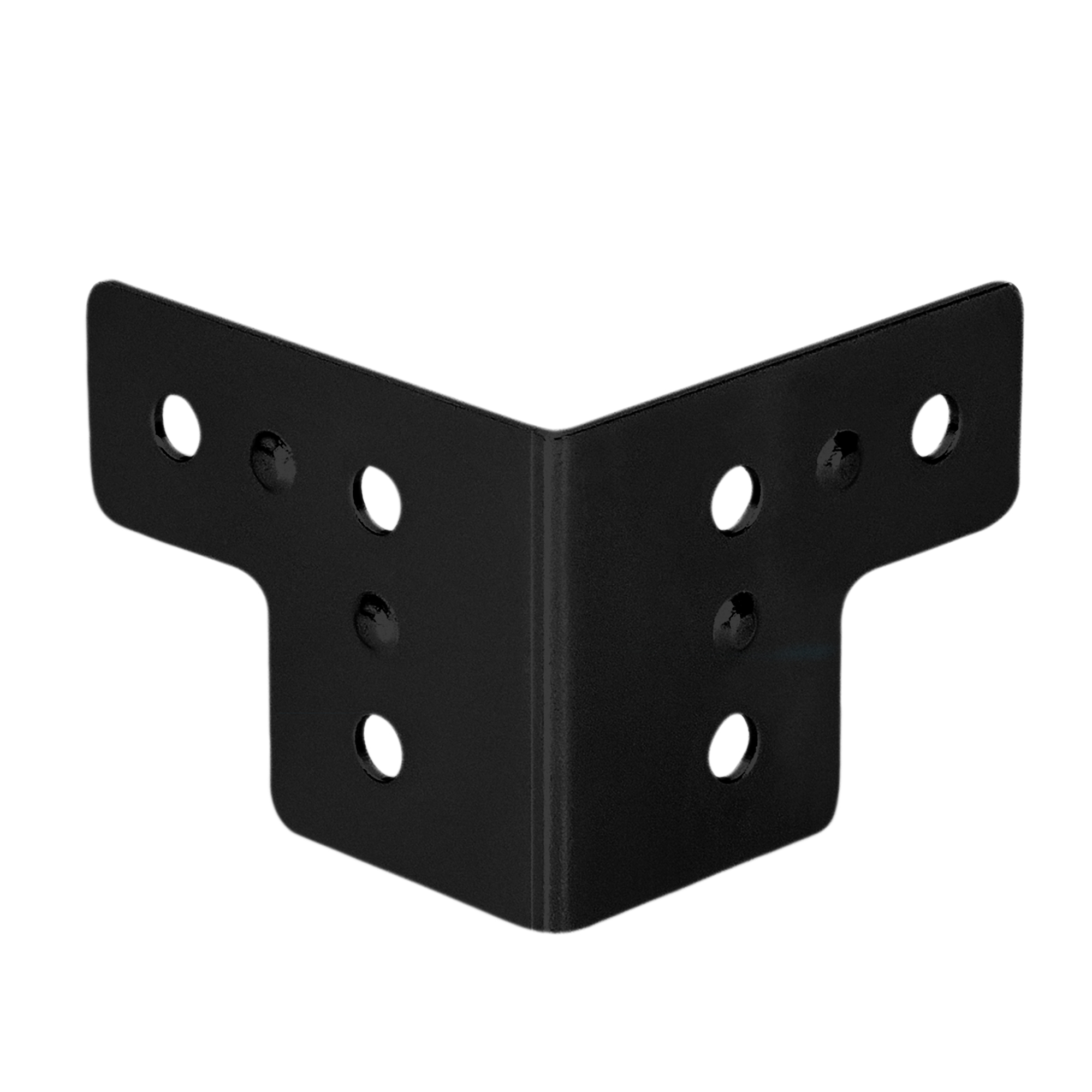 Adam Hall Esquina en L, 6 orificios, 40 × 50 mm, negro Bolsa de 100 Unidades 4044 BLK