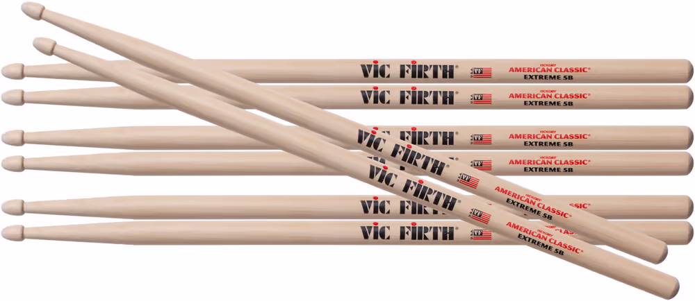 Vic firth baquetas vf american classic x5b (pack 3+1)