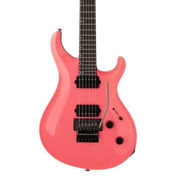 Prs tekton floyd (black satin neck) hot pink guitarra eléctrica