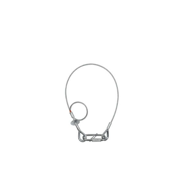 Showtec Cable de Seguridad Saveking 4mm de 60cm RF:70454 Saveking 4mm 60cm RF:70454