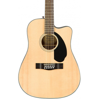 Fender cd-60sce-12 natural. guitarra acústica 12 cuerdas electrificada