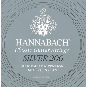 Hannabach 900mlt medium/low tension cuerdas para guitarra clásica