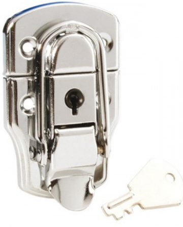 Adam Hall Hardware 1903 - Cierre mediano cromo con Llave 1903