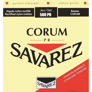 Savarez 500pr corum set cuerdas guitarra clasica flamenca tensión media