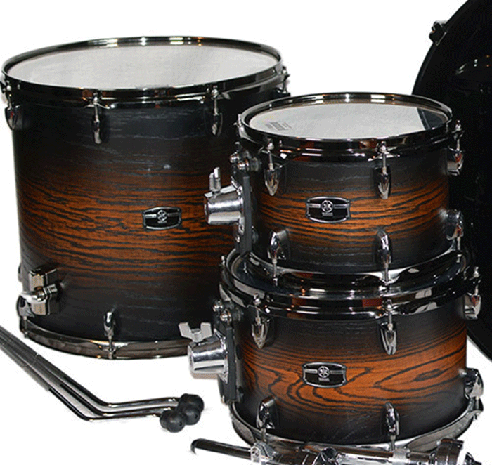 Yamaha Live Custom Hybrid Magma Sunburst Set Toms 10/12/16 LHP6F3 LHP4F3