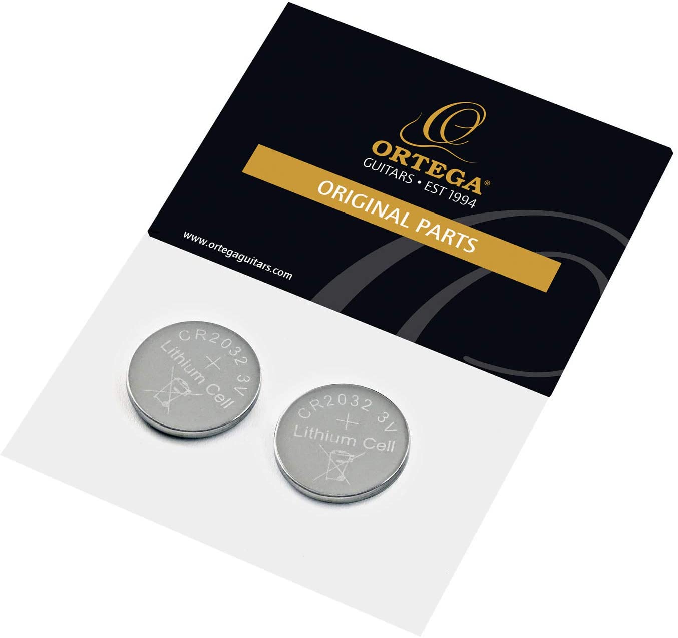 Ortega OER-CR2032/2 Pack de Pilas para Ukelele CR2032-2