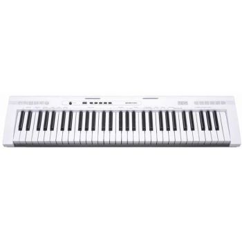 Oqan qkb61wh teclado portátil de 61 teclas color blanco