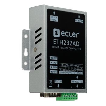 Ecler interfaz tcp/ip - rs-232