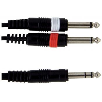 Gewa cable en y basic line u/c 5 jack mono- jack estéreo 3m