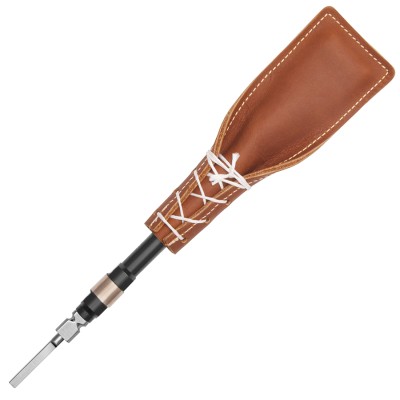 Ahead AHSKLSS LEATHER SLAP Beater Maza de bomobo AHSKLSS LEATHER SLAP Beater, Heavy Nylon Brush, Le