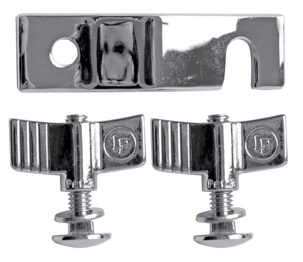 Latin Percussion Cromado Repuestos Hardware uego de tornillos - Abrazadera LP236A - L LP375C