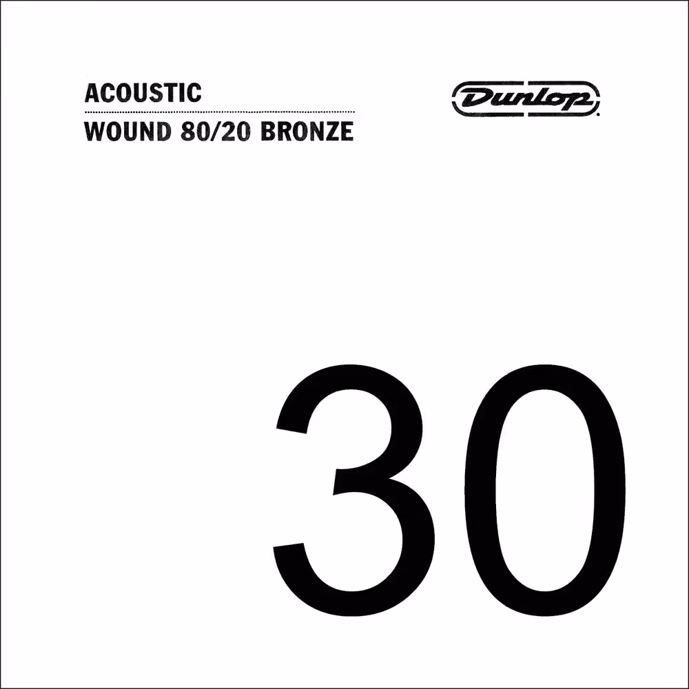 Dunlop Cuerda Acústica Dunlop 80/20 Bronze .030 CDUDAB30