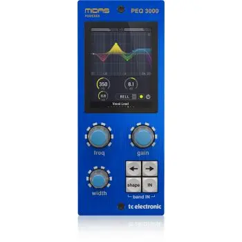 Tc electronic peq 3000-dt plug-in ecualización con controlador
