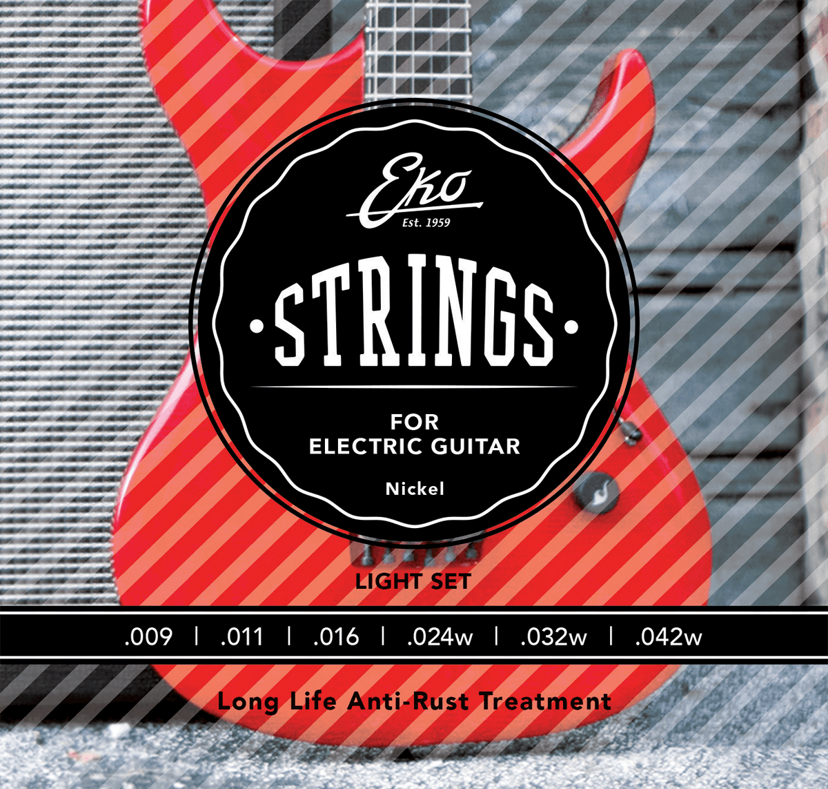 Eko Nickel Extra Light 9-42 Cuerdas Para Guitarra Electrica NICKEL EXTRA LIGHT 9-42