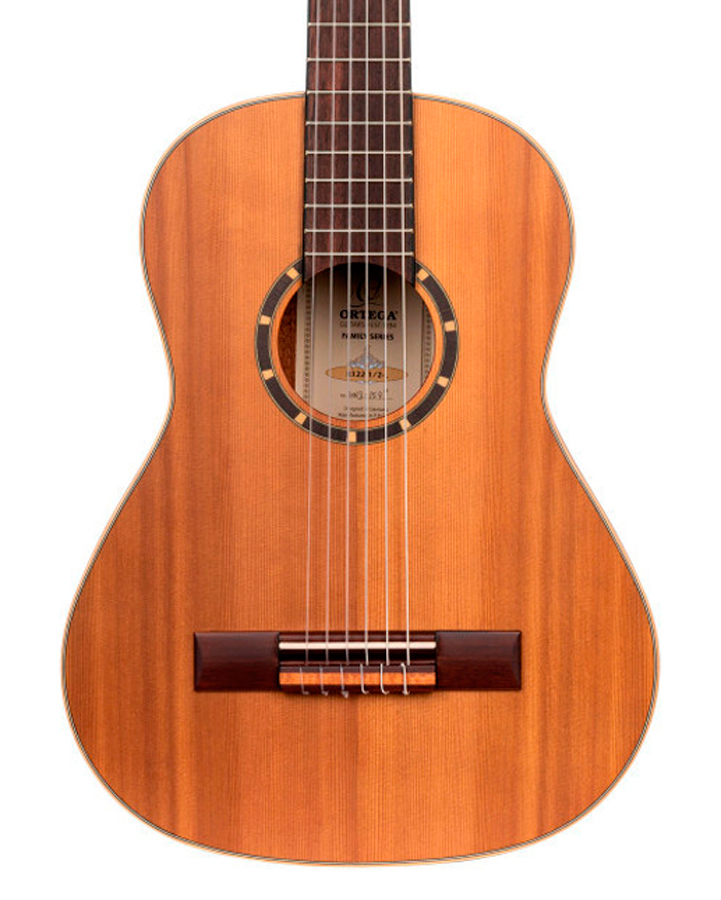 Ortega R122-1/2-L. Guitarra Clásica para Zurdos + Funda R122-1/2 L