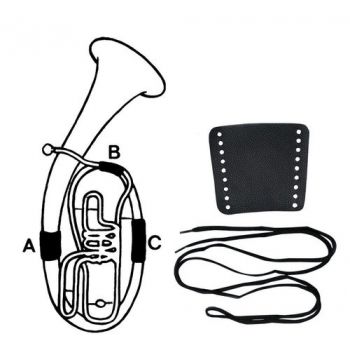 Gewa protección para las manos cuero corno tenor, parte b