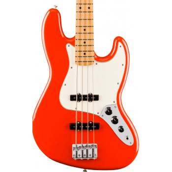 Fender player ii jazz bass mn coral red bajo eléctrico