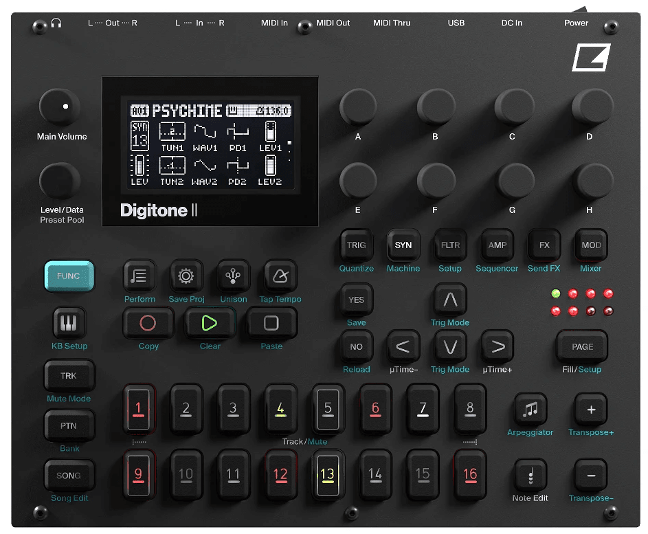 Elektron Digitone II Sintetizador Digitone II