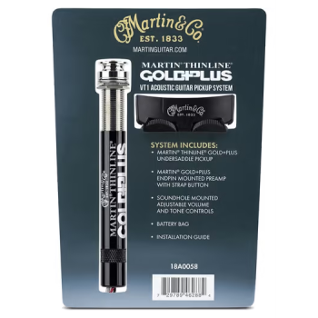 Martin accesorios preamplificador acústica martin gold plus vti - incluye pastilla