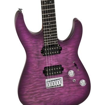 Charvel promod plus dk24 hh ht eb qm ef violet radiance