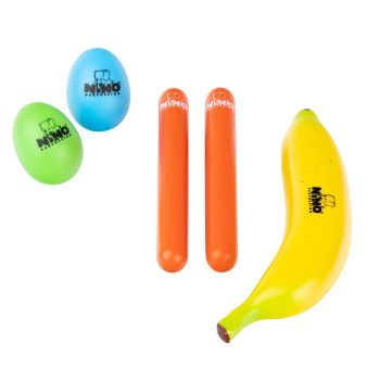 Nino percussion mixed rhythm set, 5 pcs. ninos