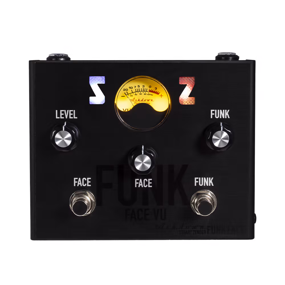 Ashdown MASSZ-FUNK-FACE-VU Pedal Auto Wah Funk Face Ashdown - Stuart Zender MASSZ-FUNK-FACE-VU