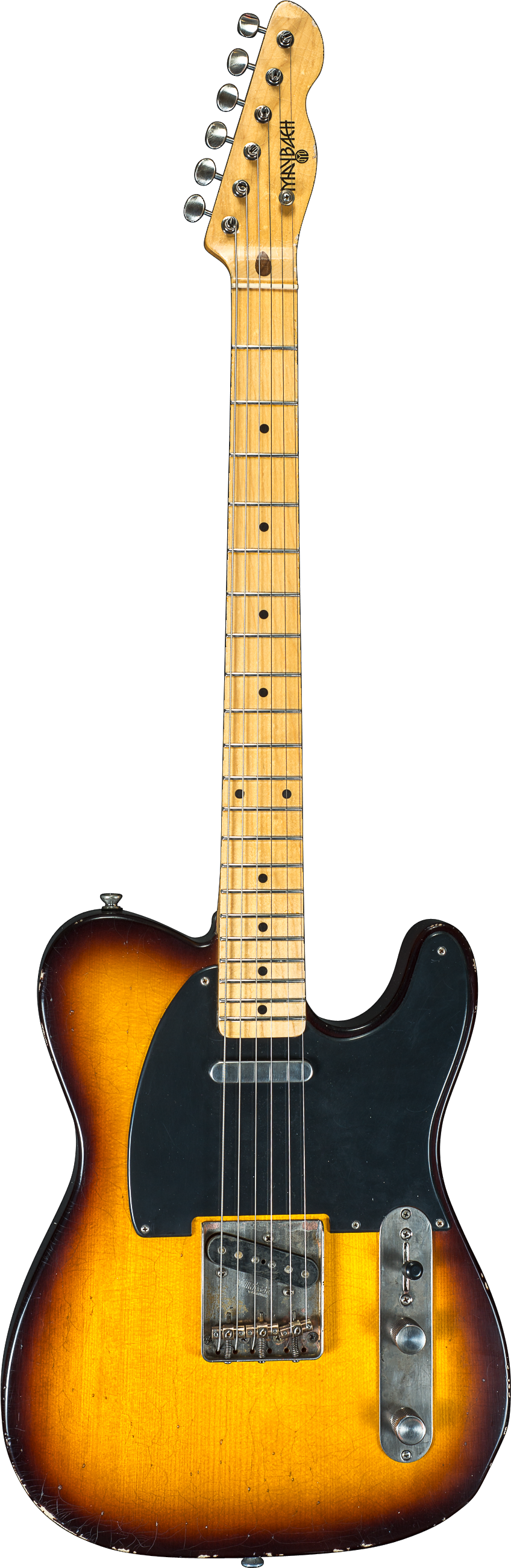 Maybach Guitars Texonian-T54-2Tsb-Aged - Guitarra Electrica Tipo Tele ´54 2 Tones Su Texonian T54 2TSB Aged