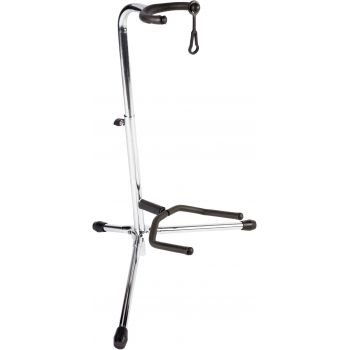 Oqan ags02 soporte de suelo cromado para guitarra