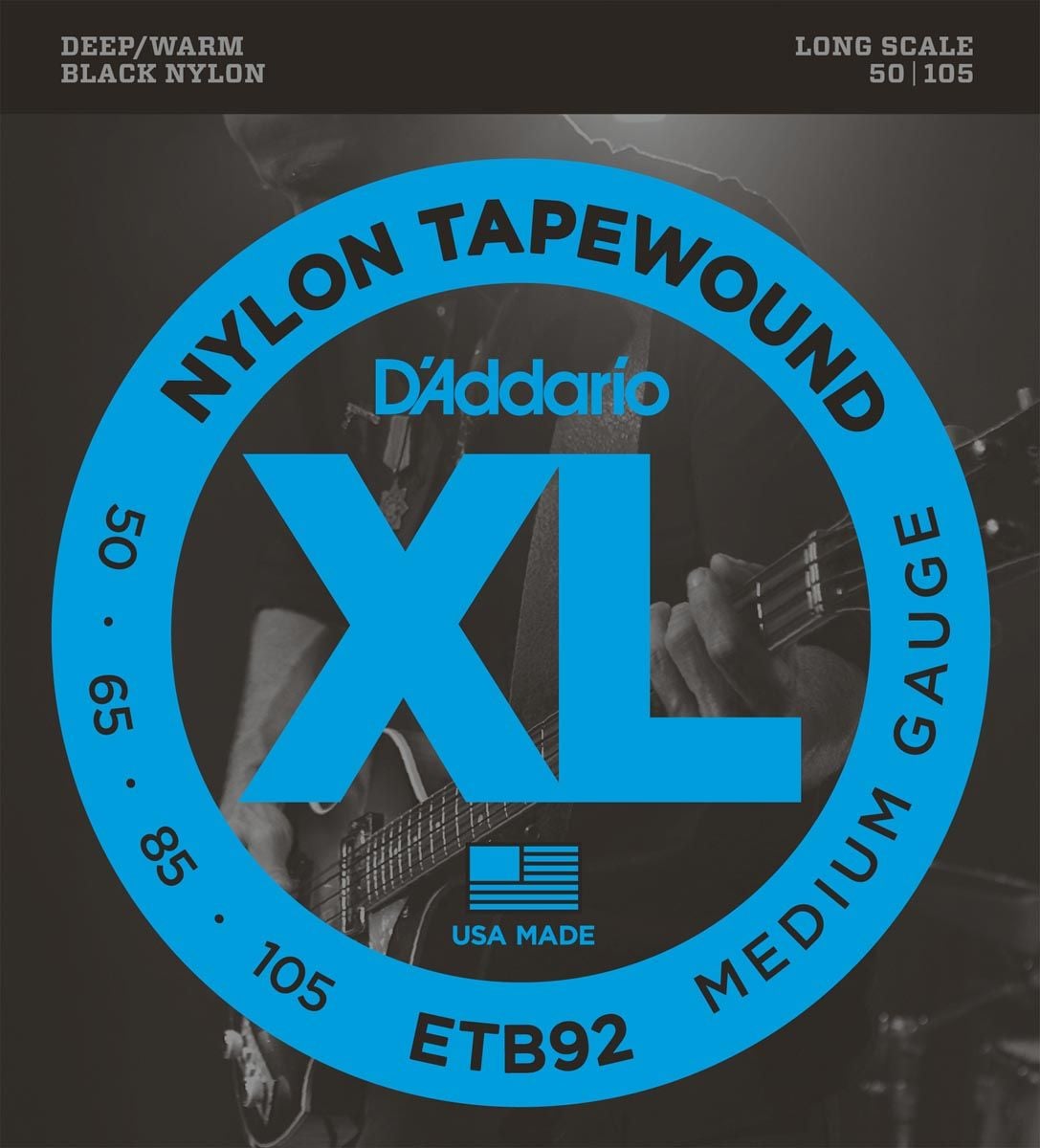 D´addario ETB92 Tapewound Medium Long Scale cuerdas para bajo ETB92