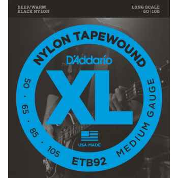 D´addario etb92 tapewound medium long scale cuerdas para bajo