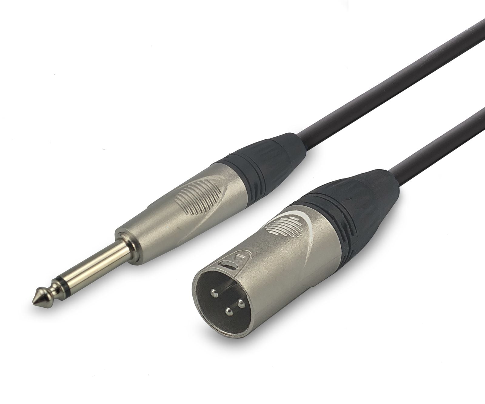 Audibax Pro Cable XLR Macho a Jack Mono 90 cm Negro Pro XLR Macho a Jack Mono 90 cm