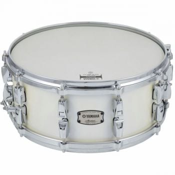 Yamaha absolute maple hybrid polar white caja 14x6 ams1460