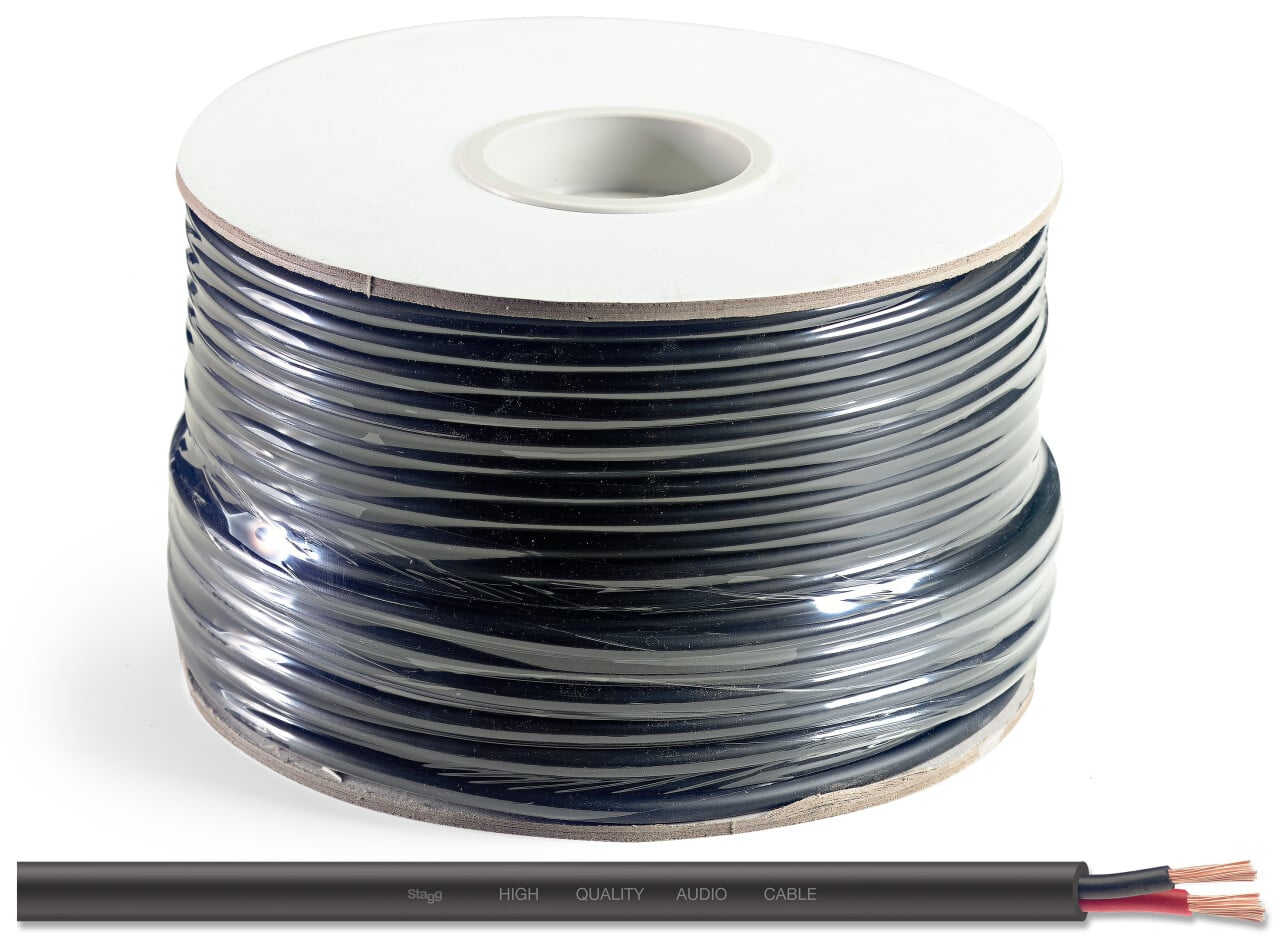 Stagg ROLL HP80/2,5H Cable de Altavoz de 2x2.5 de 100 Mtr ROLL HP80/2,5H