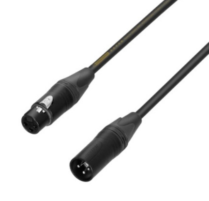 Adam Hall 5 STAR DMF 0750 - Cable DMX Neutrik 3-Polos Hembra a XLR 3-Polos XLR Macho, 7,5m 5 STAR DMF 0750