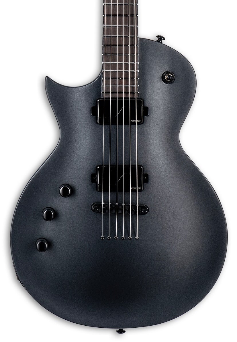 LTD EC-1000 LH Baritone Charcoal Metallic Satin Guitarra Eléctrica Zurdo EC-1000 LH Baritone Charcoal Metallic Satin