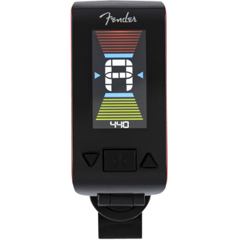 Fender afinador de pinza cromático tuner fiesta red.