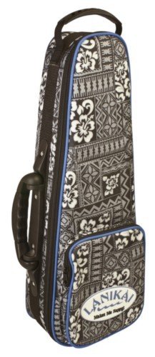 Lanikai UZ0132 Funda Ukelele Tenor Tribal con Bolsillo Exterior UZ0132