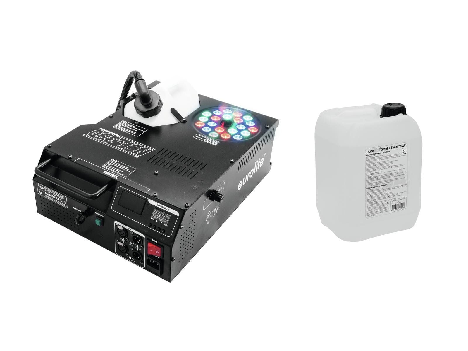 Eurolite Set NSF-350 + Smoke Fluid -DSA- 5L Set NSF-350 + Smoke Fluid -DSA- 5L