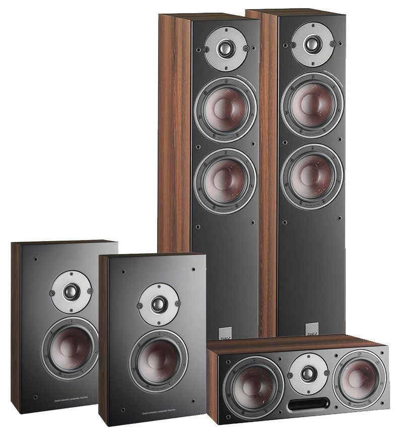 Dali Oberon 5 On-Wall Cinema Pack walnut Altavoces Home Cinema Oberon 5 On-Wall Cinema Pack walnut Home