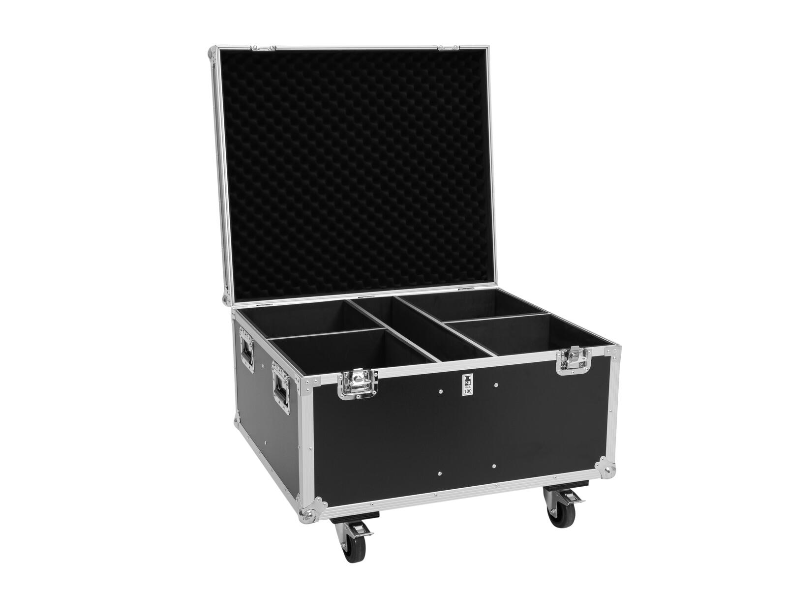 Roadinger THA-100F MK3 Flightcase 4x con ruedas THA-100F MK3