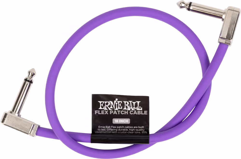 ERNIE BALL Cable Eb Flex Patch 12? Negro - Pack 3 EEB6450