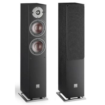 Dali oberon 5 black altavoces suelo hifi. pareja negros