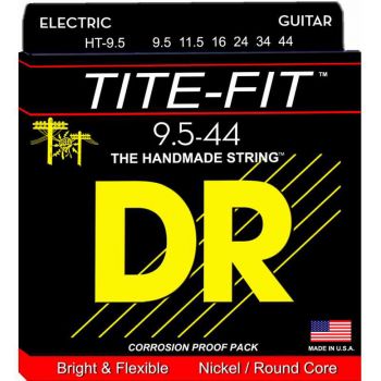 Dr strings ht-9,5 tite-fit juego cuerdas para guitarra eléctrica