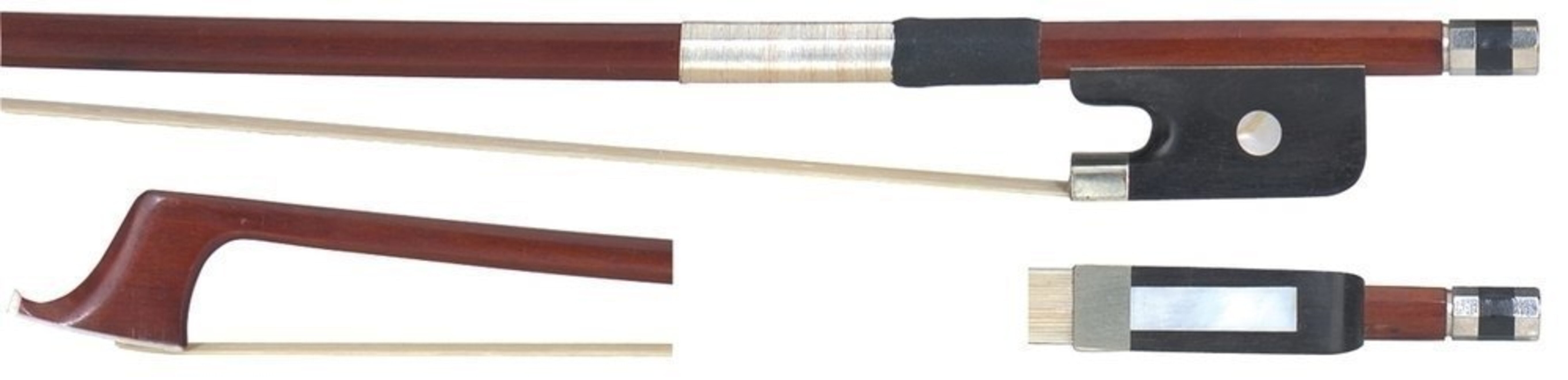 Gewa Arco para Cello Madera Brasil Estudiante 1/4 con Vara Octogonal Arco para Cello 1/4 con Vara Octogonal