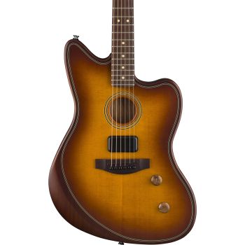 Fender acoustasonic standard jazzmaster honey burst guitarra electroacústica